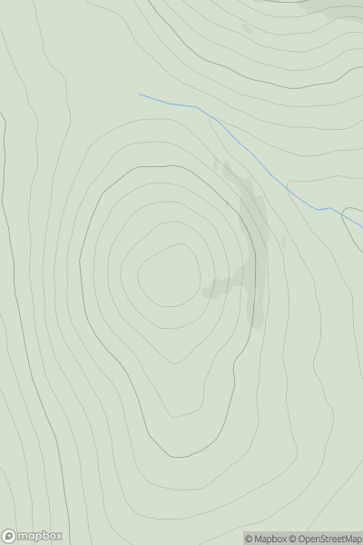 Thumbnail image for Carn Dearg Mor [Glen Tromie to Glen Tilt] [NN851731] showing contour plot for surrounding peak